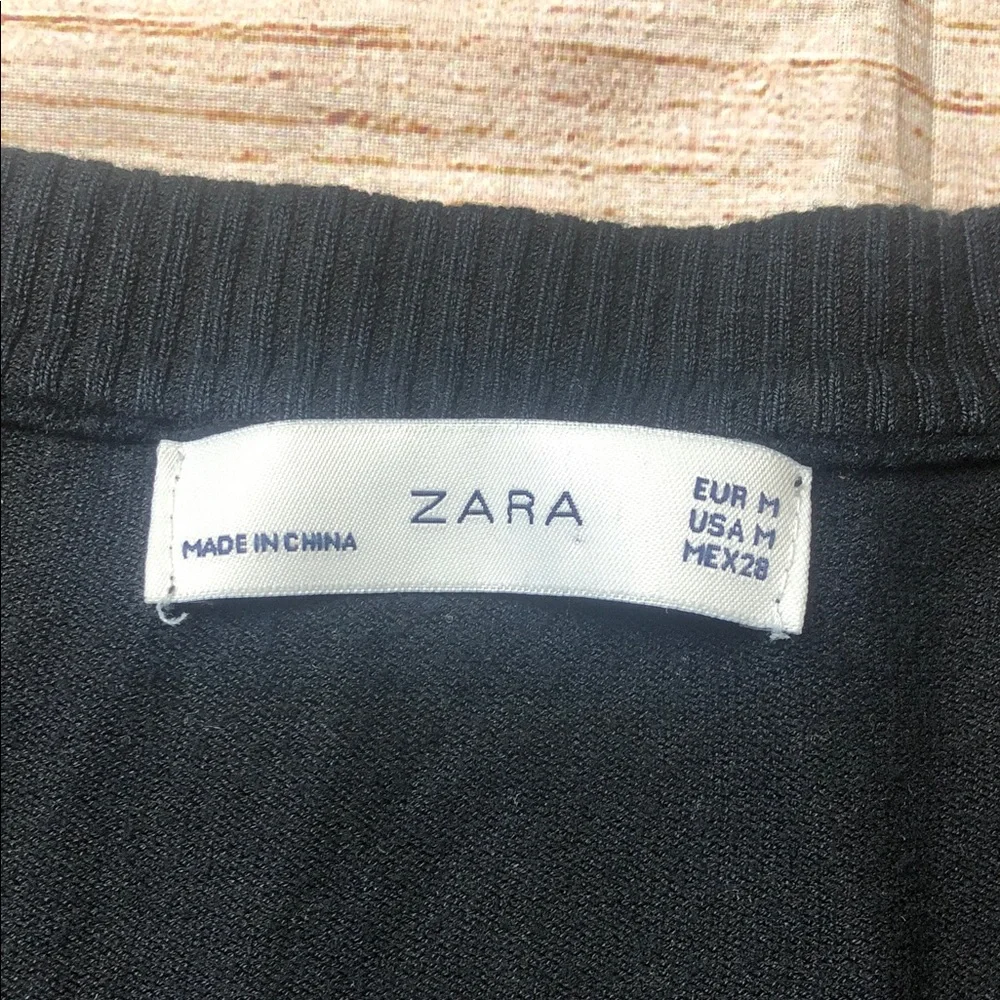 Zara Women's Black Crew Neck Sweater 💚 - Picture 2 of 7